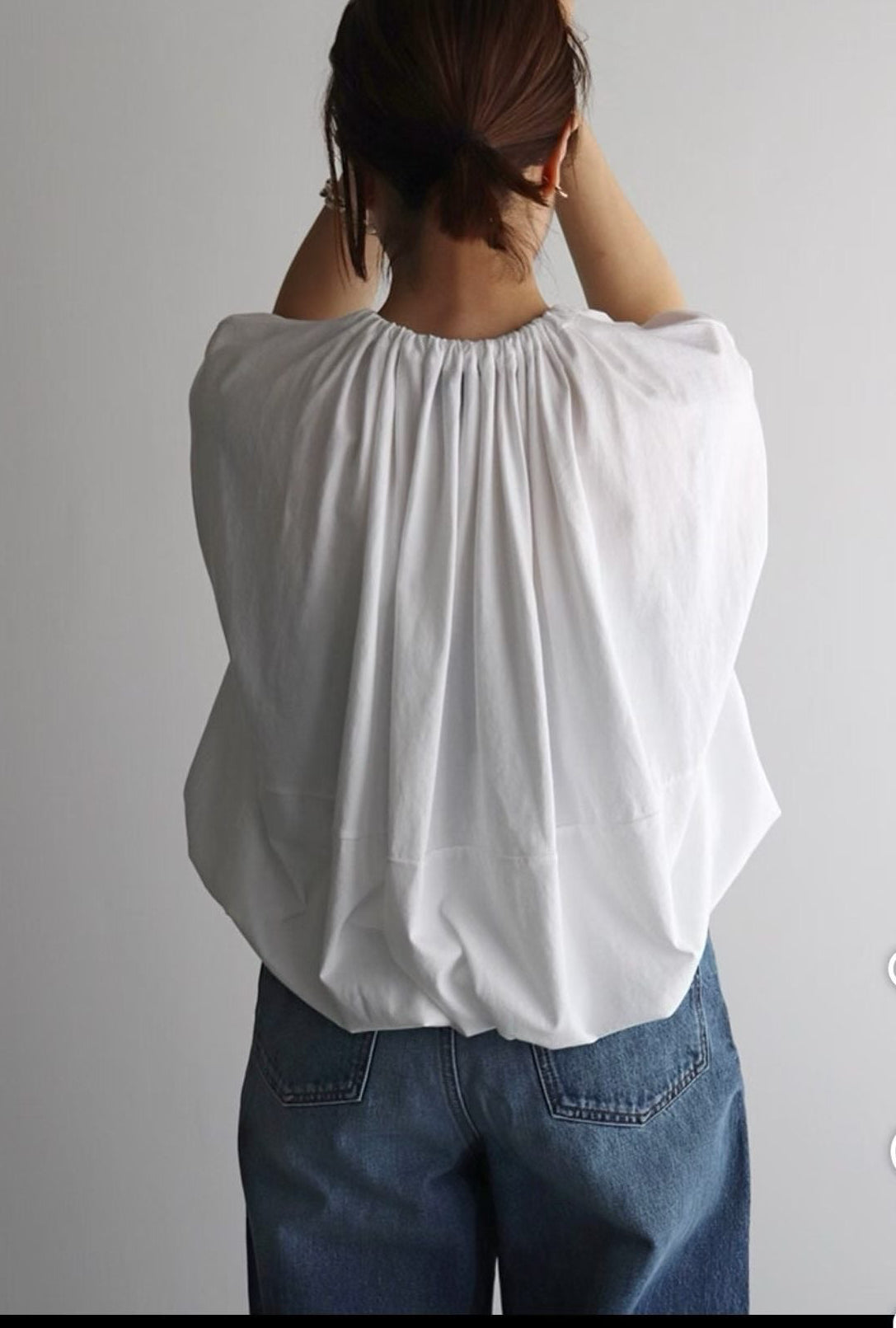 【212Bleecker Luxe】Seraphina Gather Cocoon Blouse（セラフィナ・ギャザー・コクーン・ブラウス）