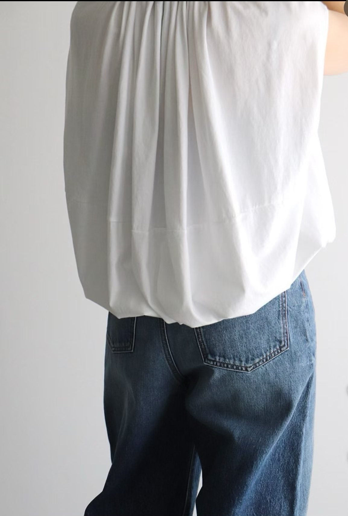 【212Bleecker Luxe】Seraphina Gather Cocoon Blouse（セラフィナ・ギャザー・コクーン・ブラウス）