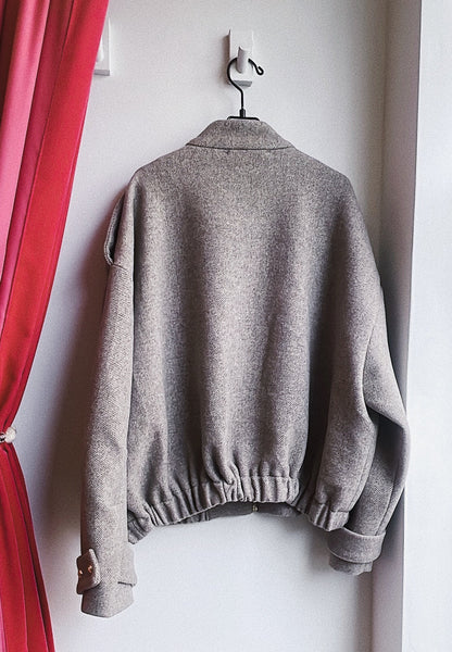 【212bleecker】Juliette Short Wool Zip Jacket／ショートウール ジップジャケット