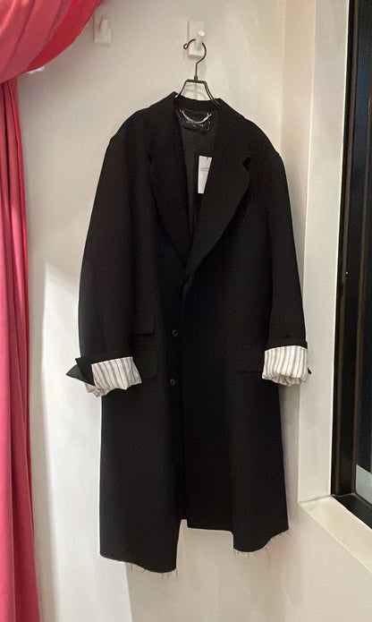 【212bleecker】Isabelle Black Oversized Coat／ブラック オーバーサイズコート