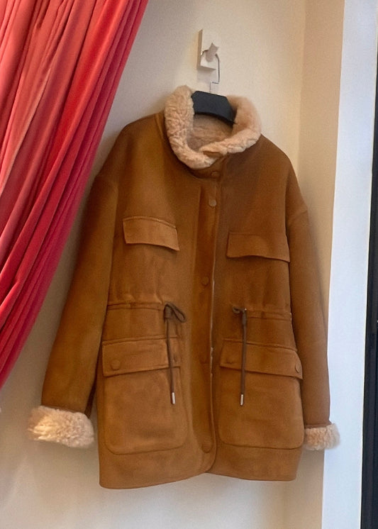 【212bleecker】Isabelle Camel Shearling Coat /シープボア ムートンジャケット