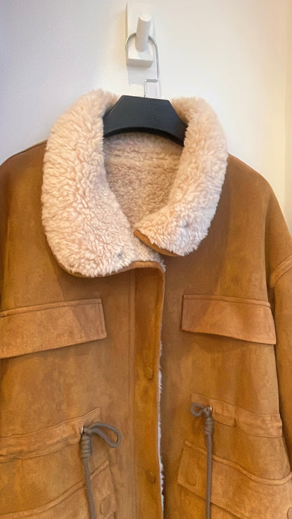 【212bleecker】Isabelle Camel Shearling Coat /シープボア ムートンジャケット