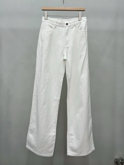 【212Bleecker Luxe】Evelyne White Flare Denim （エヴリン ホワイトフレアデニム）