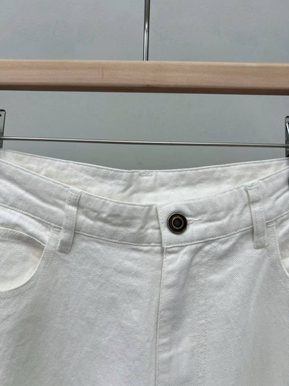 【212Bleecker Luxe】Evelyne White Flare Denim （エヴリン ホワイトフレアデニム）