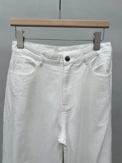 【212Bleecker Luxe】Evelyne White Flare Denim （エヴリン ホワイトフレアデニム）