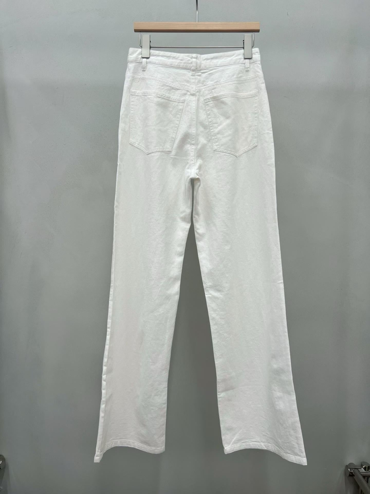 【212Bleecker Luxe】Evelyne White Flare Denim （エヴリン ホワイトフレアデニム）
