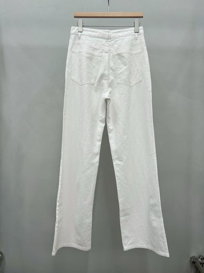 【212Bleecker Luxe】Evelyne White Flare Denim （エヴリン ホワイトフレアデニム）