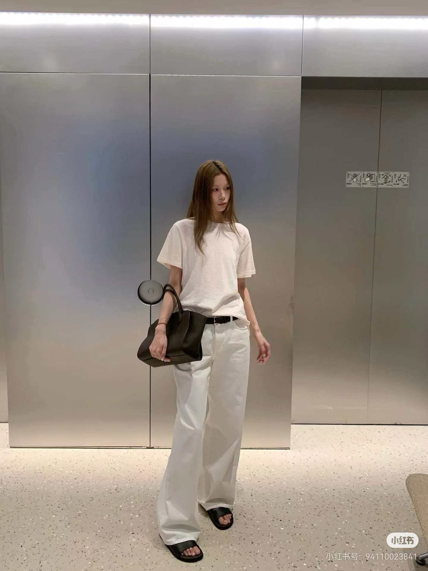 【212Bleecker Luxe】Evelyne White Flare Denim （エヴリン ホワイトフレアデニム）