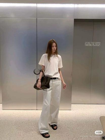【212Bleecker Luxe】Evelyne White Flare Denim （エヴリン ホワイトフレアデニム）