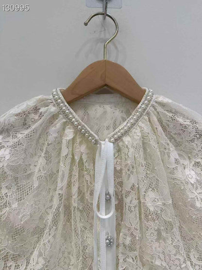 【212bleecker】Isabelle Cotton Lace Blouse／コットンレースブラウス