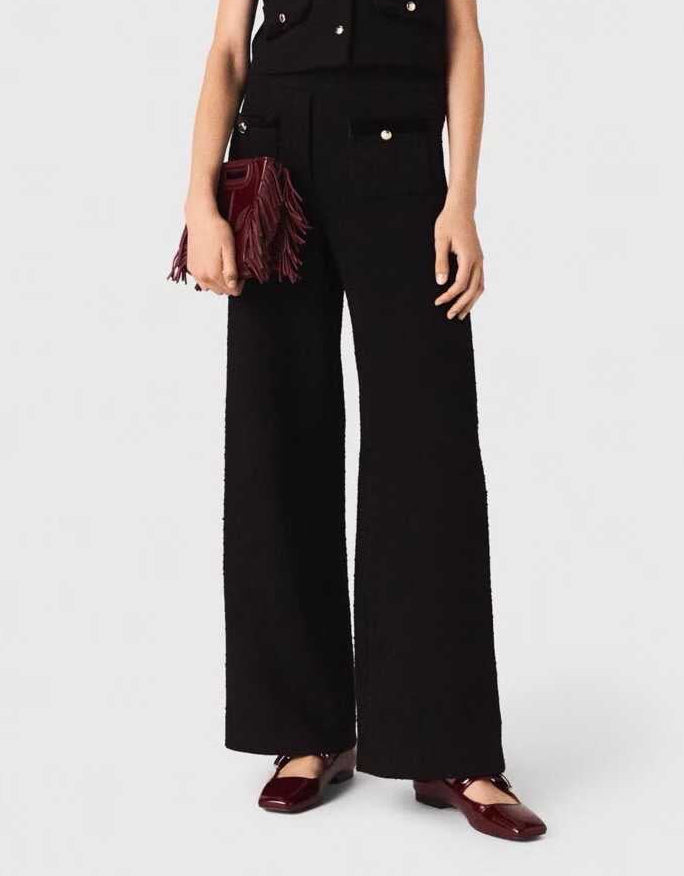 【212Bleecker Luxe】Sophie Front Pocket Wide Pants （ソフィー フロントポケット ワイドパンツ）