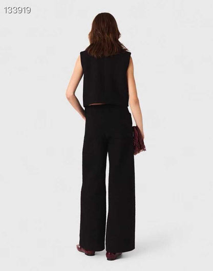 【212Bleecker Luxe】Amelie Beaded Collar Vest（アメリ ビーズドカラー ベスト）