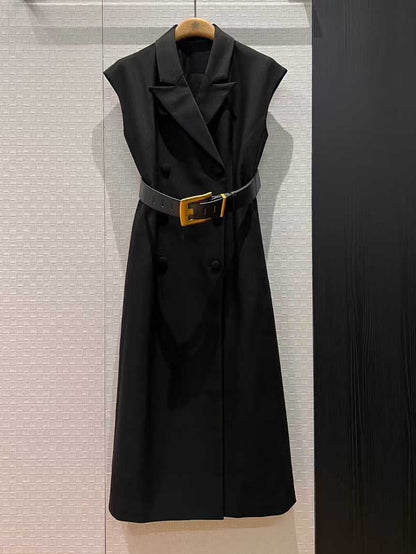 【212Bleecker Luxe】Structured Belted Tailored Dress（ストラクチャード ベルテッド テーラード ドレス）