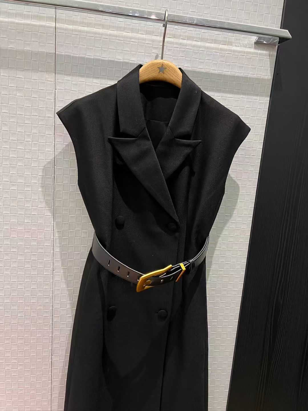 【212Bleecker Luxe】Structured Belted Tailored Dress（ストラクチャード ベルテッド テーラード ドレス）