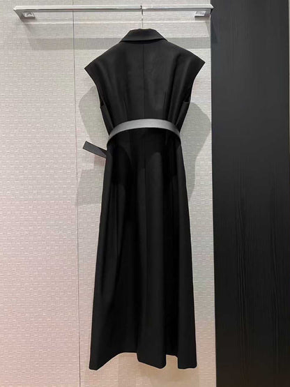 【212Bleecker Luxe】Structured Belted Tailored Dress（ストラクチャード ベルテッド テーラード ドレス）
