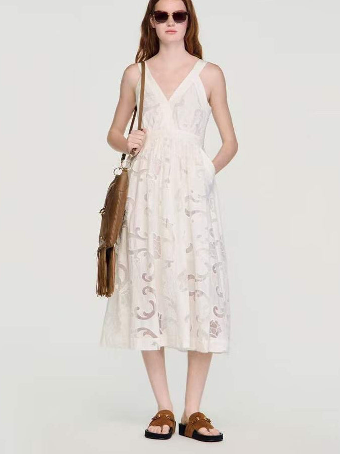 【212Bleecker Luxe】Flora Embroidery Dress（フローラ エンブロイダリードレス）