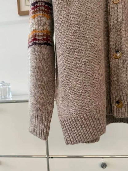 【212Bleecker Luxe】🧡 Earth Gradation Wool Blend Cardigan（アース・グラデーション・ウールブレンド・カーディガン）