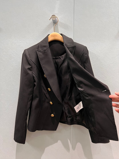 【212Bleecker Luxe】Aurelia Sculpted Double Jacket  オーレリア・スカルプテッドダブルジャケット）