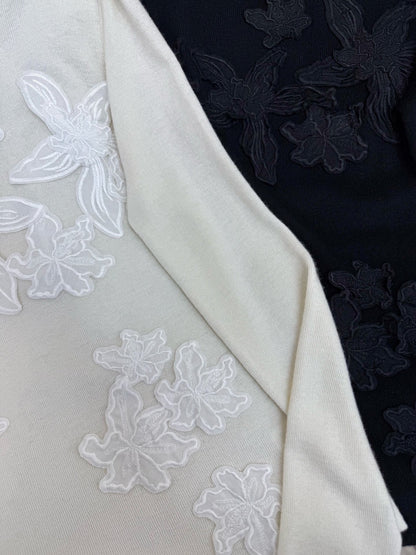 【212Bleecker Luxe】Solène Floral Embroidery Knit  （ソレーヌ・フローラルエンブロイダリーニット）