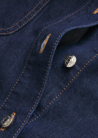 【212bleecker】Gabrielle Bow Denim Color Shirt Jacket（ガブリエル・ボウ・シャツジャケット）