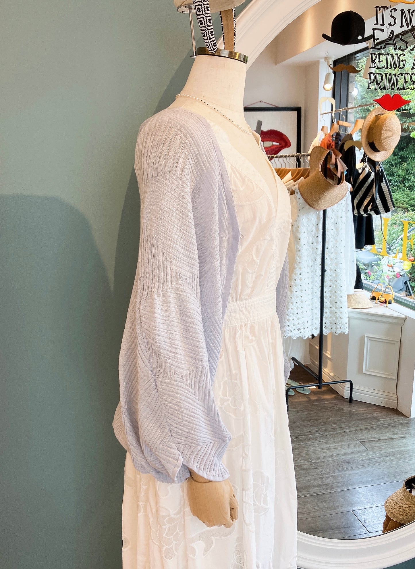 【212Bleecker Luxe】Noemie Air Pleats  Cardigan （ノエミ・エアプリーツカーディガン）