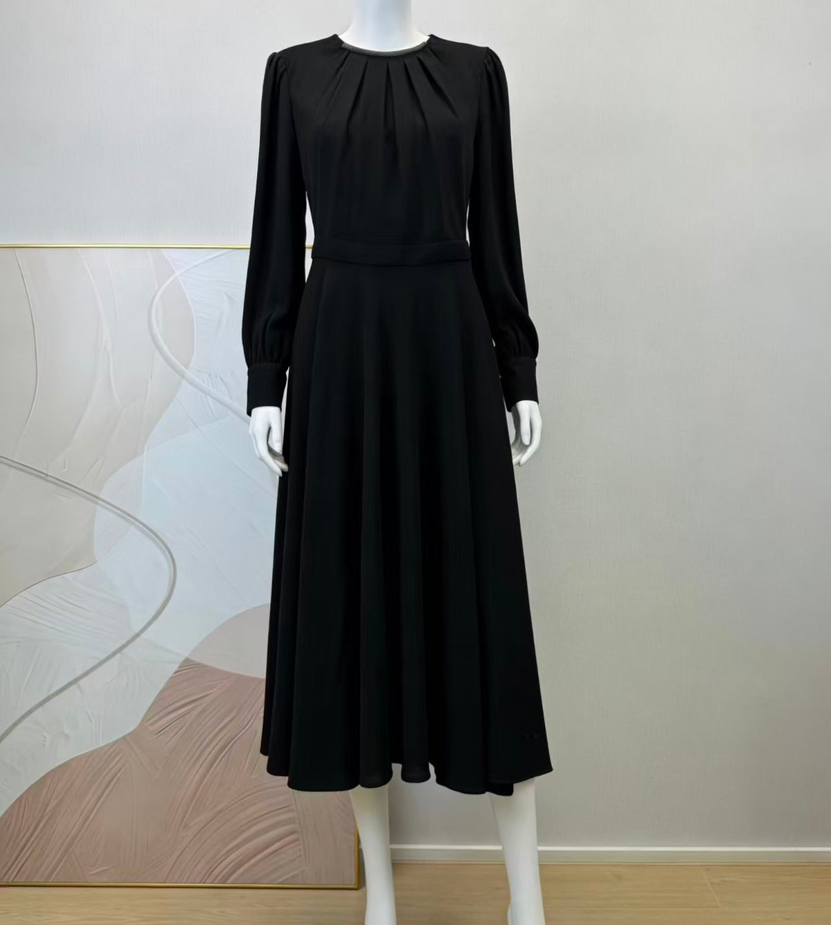 【212Bleecker Luxe】 Nadine Tuck Flare Dress（ナディーヌ・タックフレアドレス）