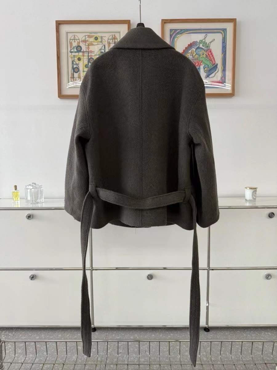 【212Bleecker Luxe】Clara Charcoal Short Coat（クララ・チャコール・ショートコート）