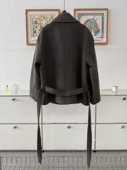 【212Bleecker Luxe】Clara Charcoal Short Coat（クララ・チャコール・ショートコート）
