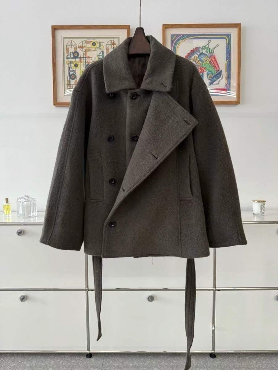 【212Bleecker Luxe】Clara Charcoal Short Coat（クララ・チャコール・ショートコート）