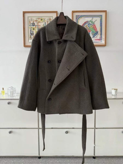 【212Bleecker Luxe】Clara Charcoal Short Coat（クララ・チャコール・ショートコート）