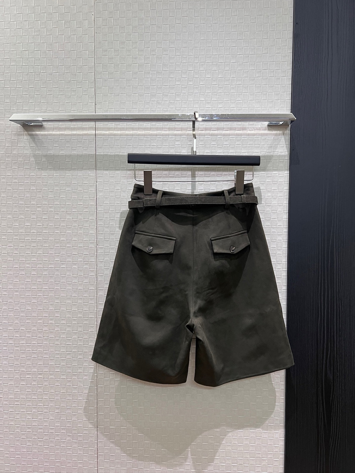 【212Bleecker Luxe】live Sweid  fake leather pants
