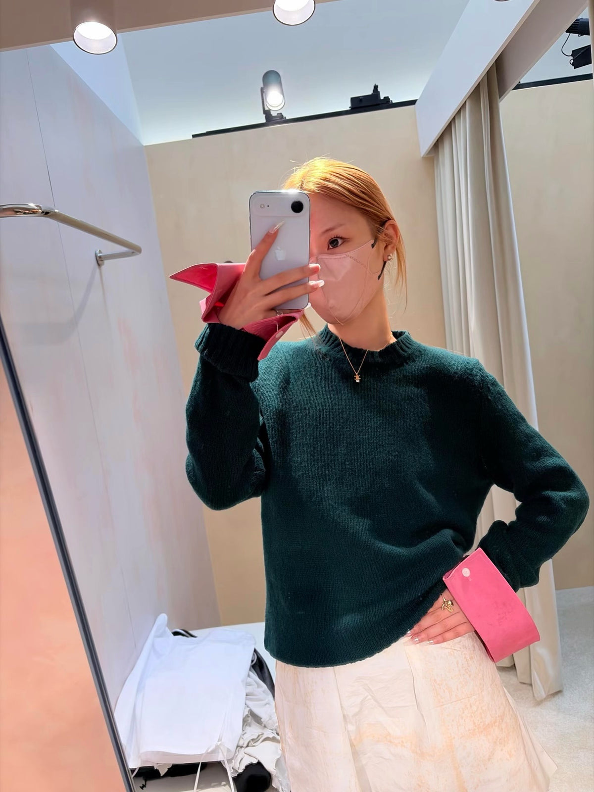 【212Bleecker Luxe】Iris Contrast Cuff Knit