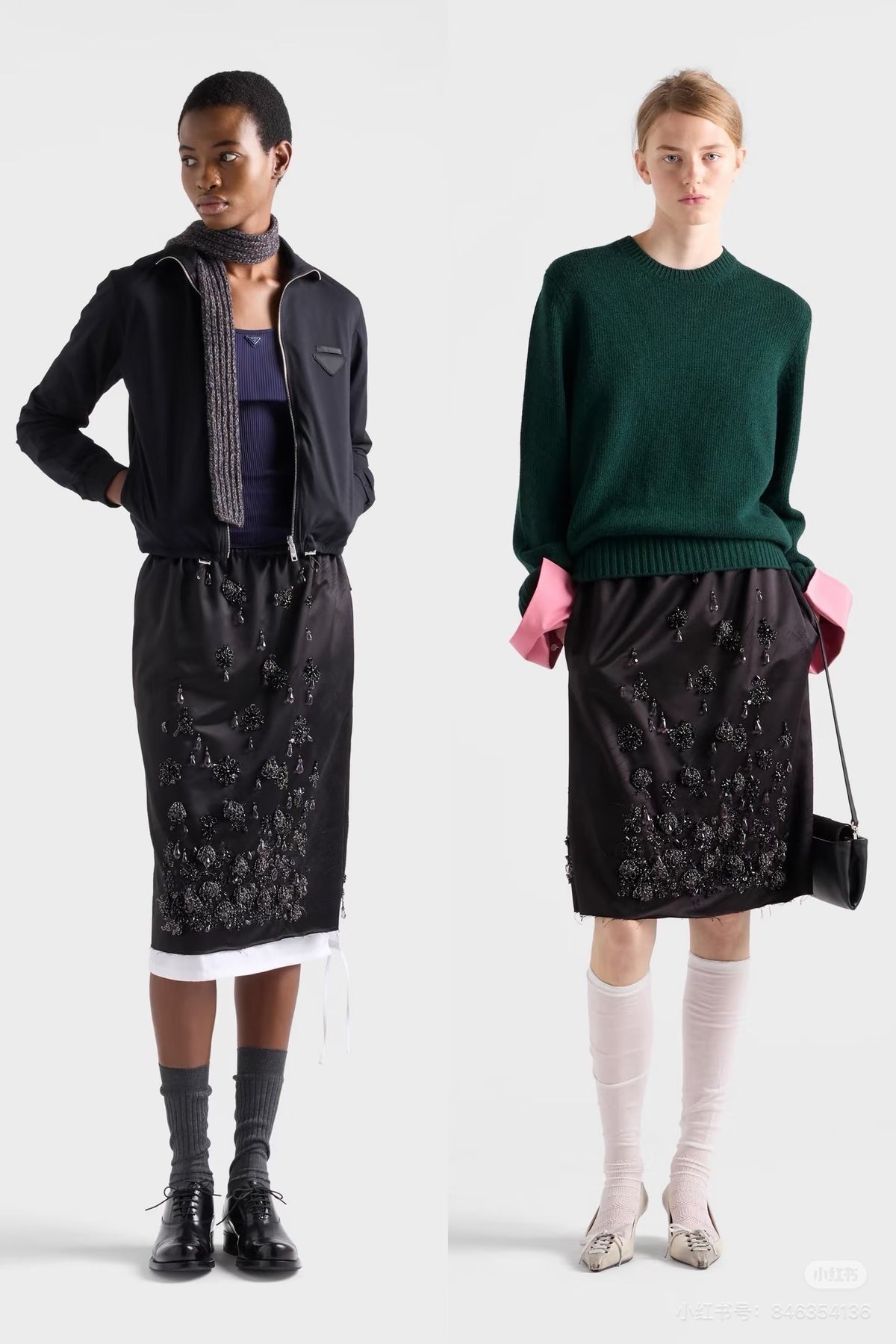 【212Bleecker Luxe】Iris Contrast Cuff Knit