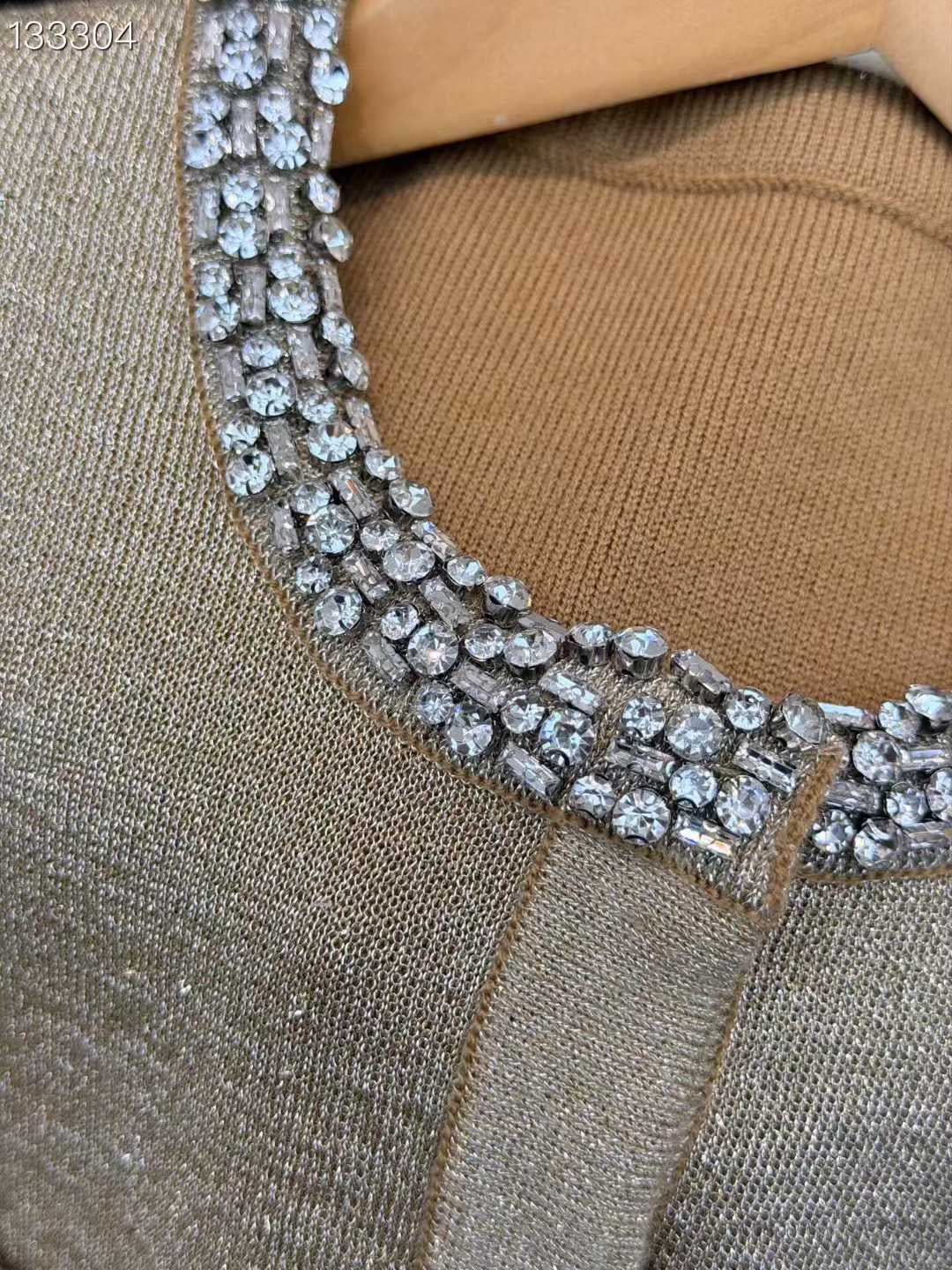 【212Bleecker Luxe】Elena Jewel Neck Knit Jacket（エレナ・ジュエルネック ニットジャケット）