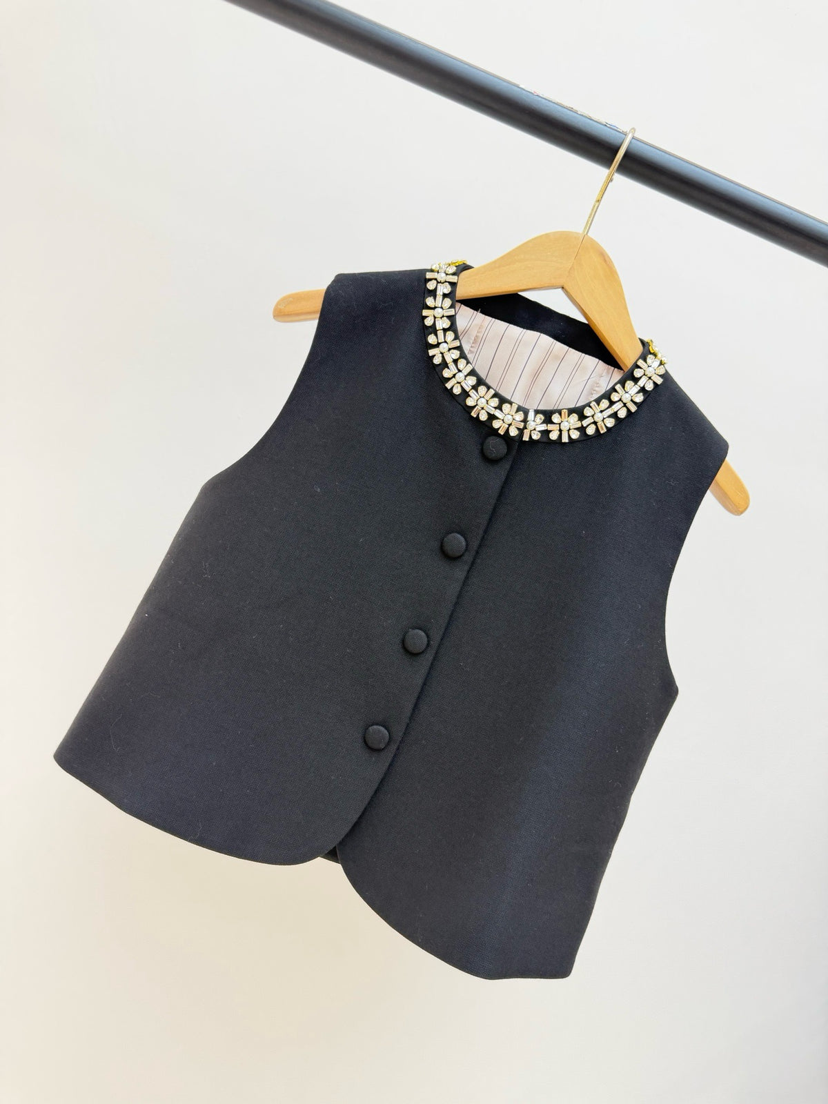 【212Bleecker Luxe】 Diane Bijou Vest  （ディアーヌ・ビジュー ベスト）