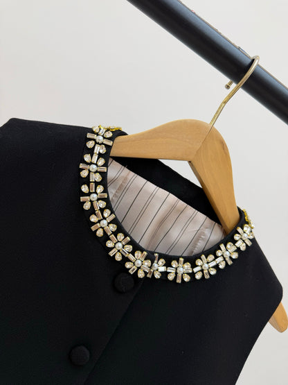 【212Bleecker Luxe】 Diane Bijou Vest  （ディアーヌ・ビジュー ベスト）