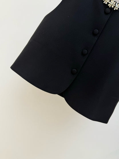 【212Bleecker Luxe】 Diane Bijou Vest  （ディアーヌ・ビジュー ベスト）