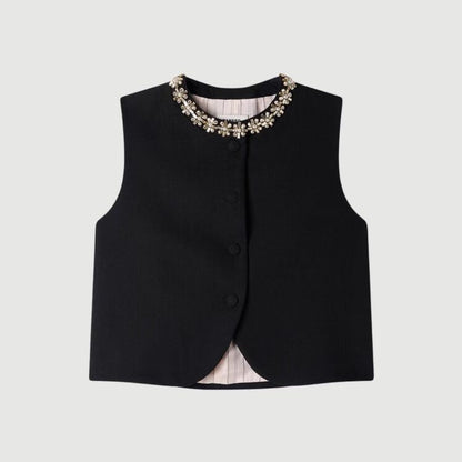 【212Bleecker Luxe】 Diane Bijou Vest  （ディアーヌ・ビジュー ベスト）