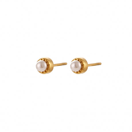 【PY spain】 Petite Pearl Stud Earrings プチパールスタッドピアス