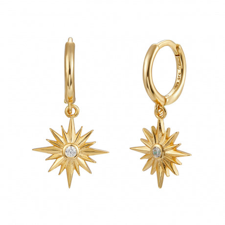 【PY spain】 Radiant Star Hoop Earrings ラディアントスター フープピアス