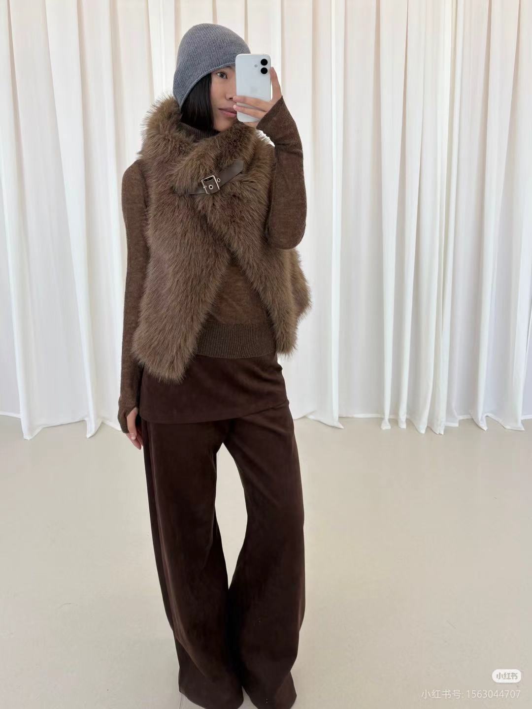 【212Bleecker Luxe】Emma Fur Vest（エマ・ファーベスト）