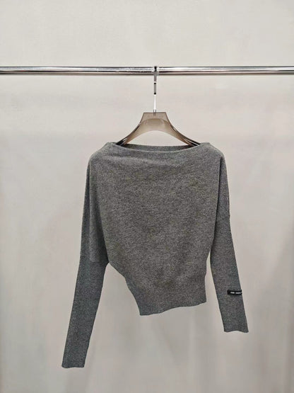 【212Bleecker Luxe】Mila One Shoulder Knit （ミラ・ワンショルダーニット）