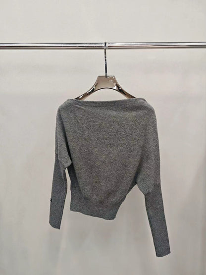 【212Bleecker Luxe】Mila One Shoulder Knit （ミラ・ワンショルダーニット）