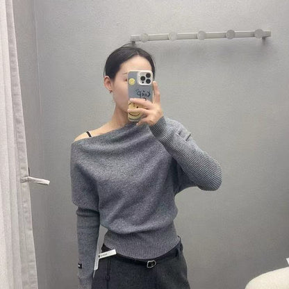 【212Bleecker Luxe】Mila One Shoulder Knit （ミラ・ワンショルダーニット）