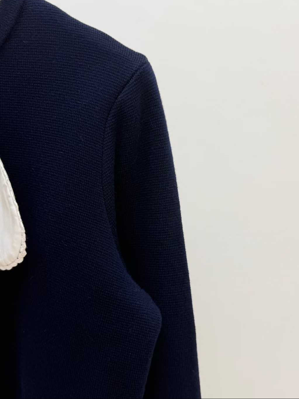 【212Bleecker Luxe】Madeleine Scarf Collar Knit Jacket（マドレーヌ・スカーフカラー ニットジャケット）