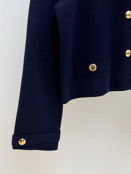 【212Bleecker Luxe】Madeleine Scarf Collar Knit Jacket（マドレーヌ・スカーフカラー ニットジャケット）