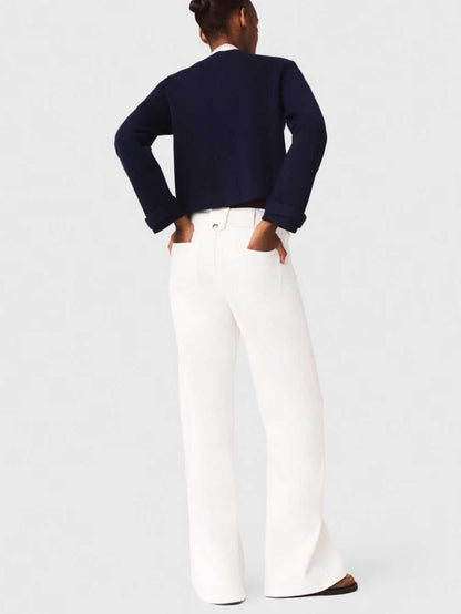 【212Bleecker Luxe】Madeleine Scarf Collar Knit Jacket（マドレーヌ・スカーフカラー ニットジャケット）