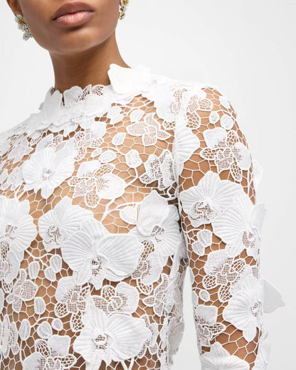 Isabelle Floral Lace Blouse（イザベル・フローラルレース・ブラウス）