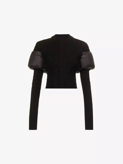 Alexandra Structured Puff-Sleeve Knit Jacket（アレクサンドラ・ストラクチャード・パフスリーブ・ニットジャケット）