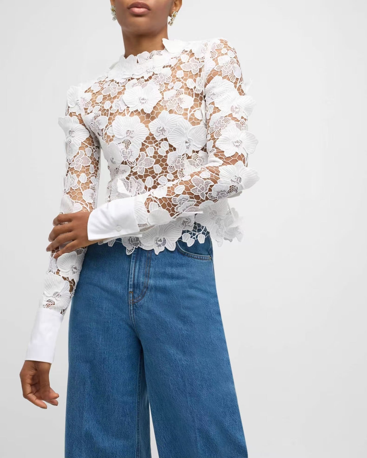 Isabelle Floral Lace Blouse（イザベル・フローラルレース・ブラウス）